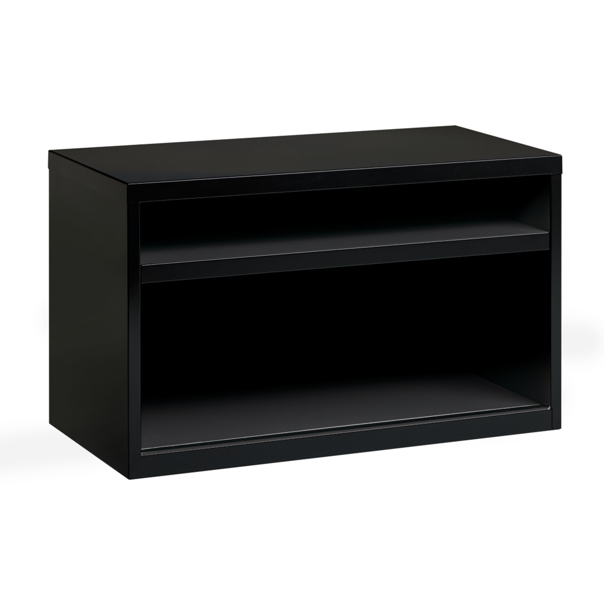 Hirsh Industries, Credenza Lateral Cabinet with Open Shelves, Height 22 in, Width 36 in, Model# 20508